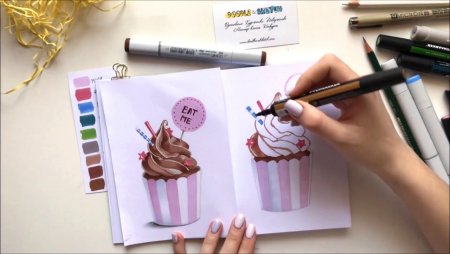 Киви маркерами для скетчинга