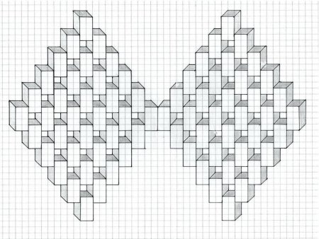 Узоры по клеточкам в тетра