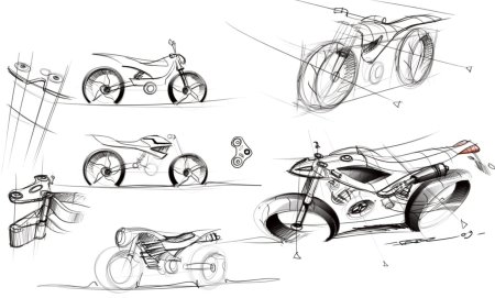 Мотоцикл пошагово