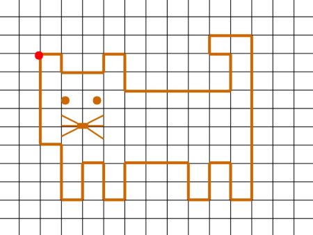 Рисование по клеточкам для детей