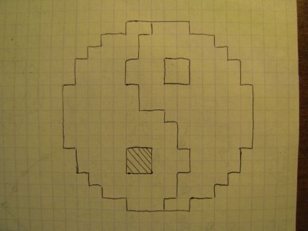 Рисунки по клеточкам лёгкие