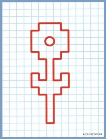 Рисунки по клеточкам ручкой