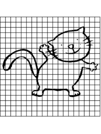 Пиксельные рисунки по клеточкам