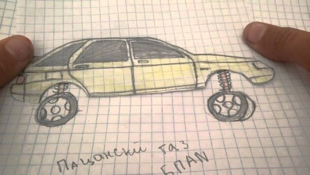 Рисунки в клетку машины