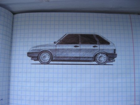 ВАЗ 2109 БПАН рисунок