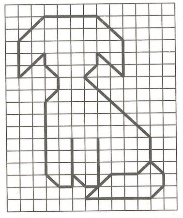 Рисование по клеточкам простым карандашом