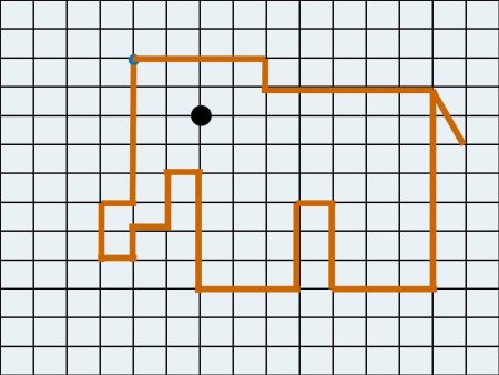Рисование по клеточкам простые