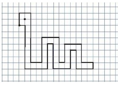 Рисунок по клеткам для детей