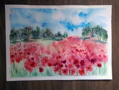 Способы рисования акварелью