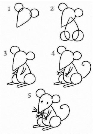 Схемы для рисования для детей 3-4 лет