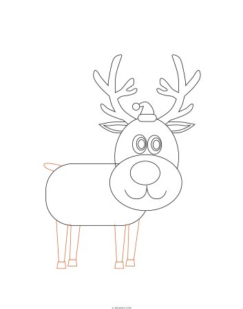 Как нарисовать оленя