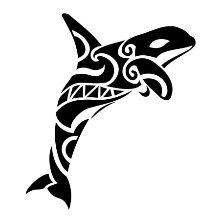 Тату Полинезия Касатка