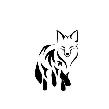 Простые тату животных