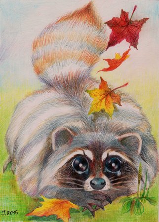 Карандаши цветные "животные"