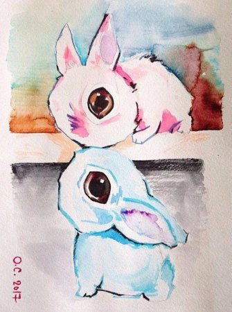 Рисунки акварелью лёгкие