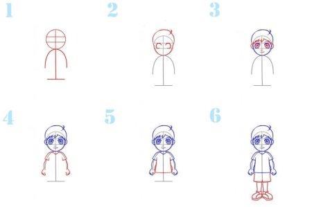 Рисование девочка в нарядном платье