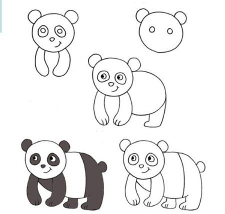 Рисунки для срисовки для детей