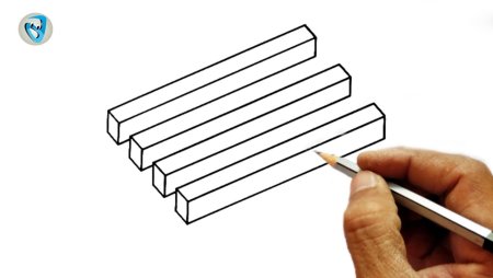 3д рисунки простым карандашом