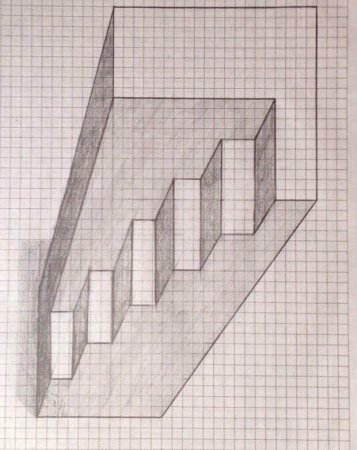 Пошаговые 3д рисунки