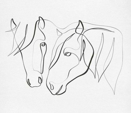 Графические рисунки животных простые