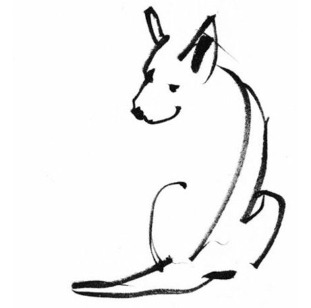 Тату собака эскизы Минимализм