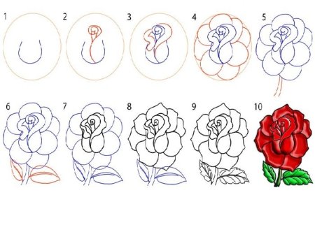 Рисование цветов для детей