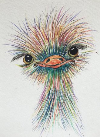 Хамелеон рисунок