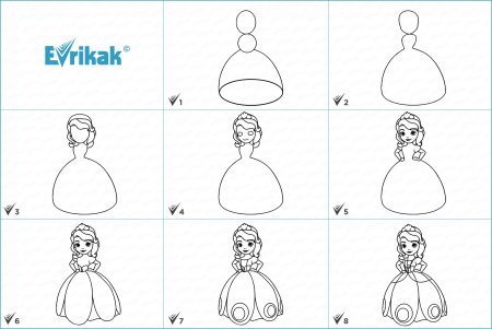Рисование куклы в средней группе