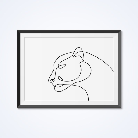 Рисунки карандашом одной линией