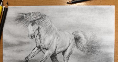 Красивые рисунки лошадей карандашом