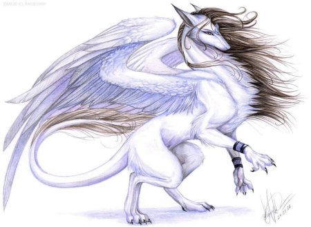 Мистическое животное рисунок