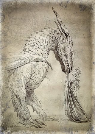 Рисунки карандашом фэнтези