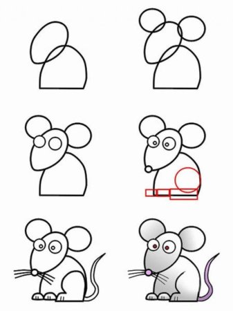 Поэтапные рисунки для малышей