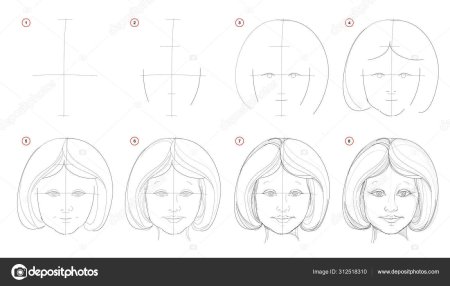 Последовательность рисования портрета