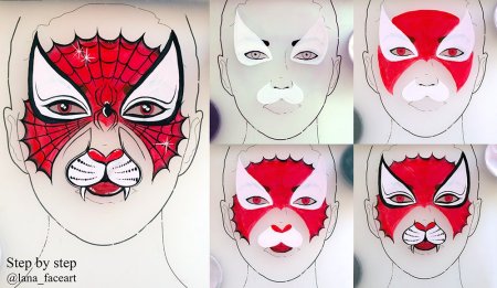 Аквагрим эскизы рисунков