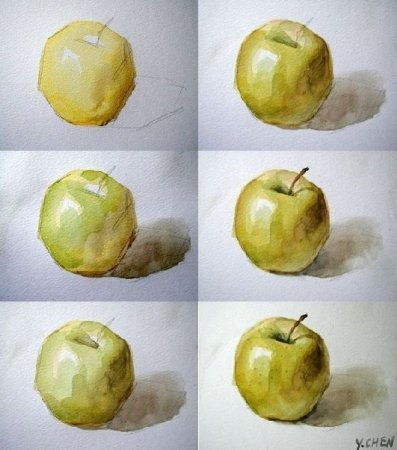 Пейзаж для рисования пастелью