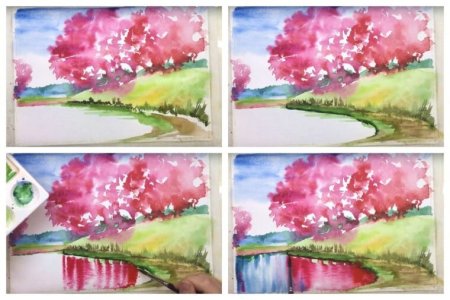 Этапы рисования натюрморта