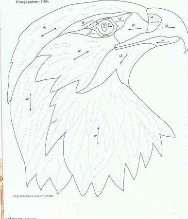 Эскизы орла для резьбы по дереву