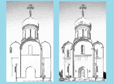 Зарисовки памятников архитектуры