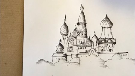 Спасская башня Кремля раскраска