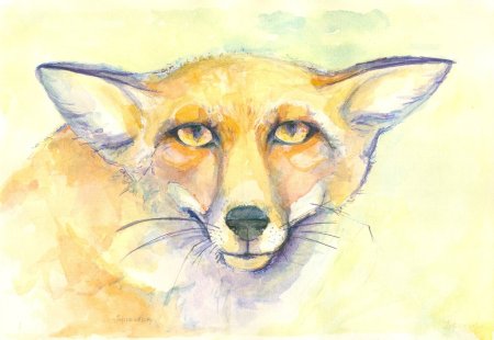 Животные простые гуашью