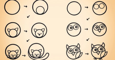 Животные карандашом