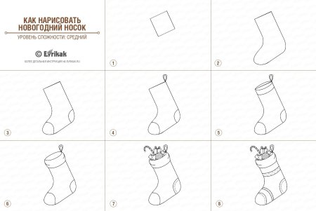 Поэтапное рисование снеговика