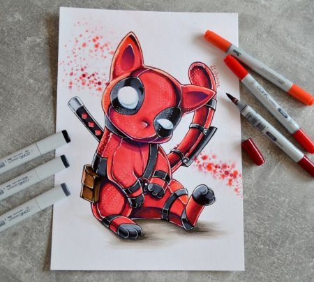 Рисунки для срисовки фломастерами