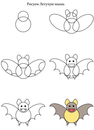 Рисование из кругов для детей