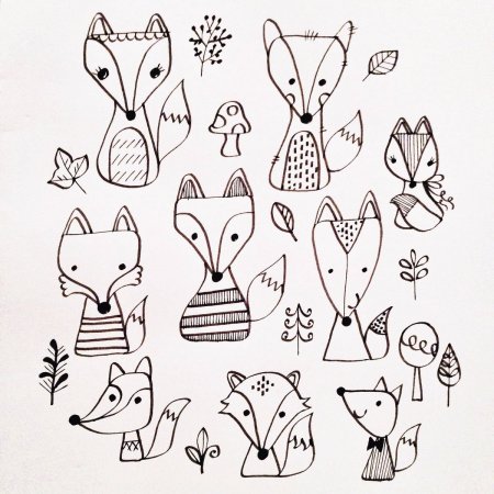 Маленькие рисунки для скетчбука