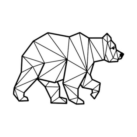 Животные из геометрических фигур