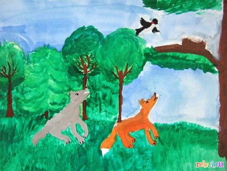 Раскраски Дикие животные зимой