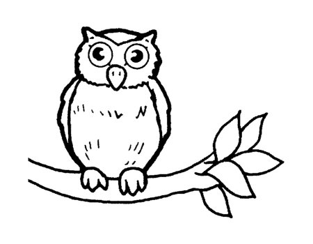 Гусь нарисованный