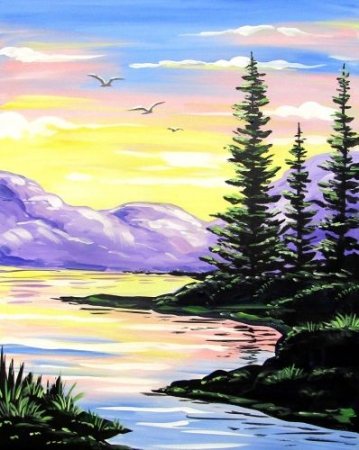 Правополушарное рисование гуашью